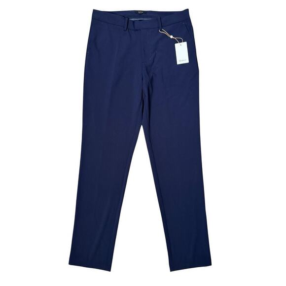 Quince Other - Quince NEW Mens Performance Stretch Dress Pants Slim Fit Navy Blue 32x34